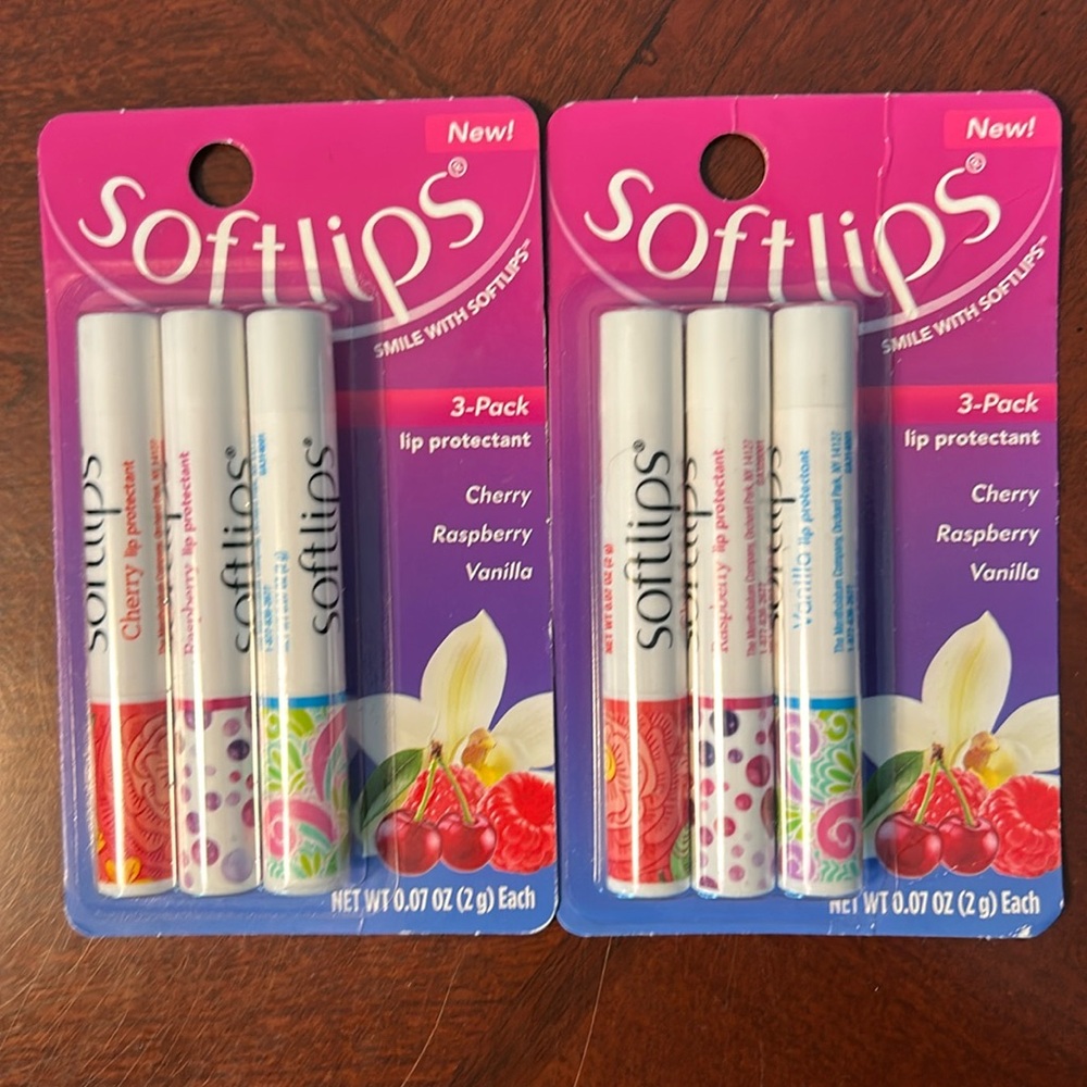 Softlips 3 pack.  2 sets.  New